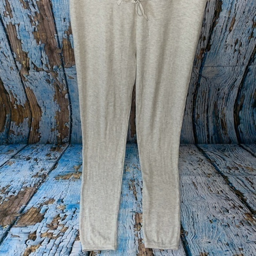 Spiritual Gangster Racerback Ballet Rib Super Soft 1 Piece Heather Grey Jumpsuit - Picture 9 of 14